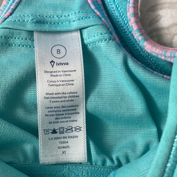 ivivva tank top! comes with a bra inside - Picture 2 of 4